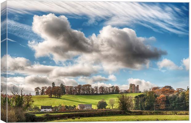 Big sky at Powderham Canvas Print by Andy dean