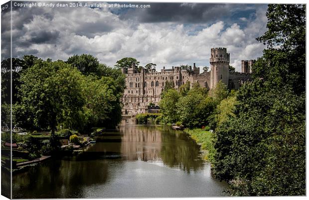Warwick Castle Canvas Print by Andy dean