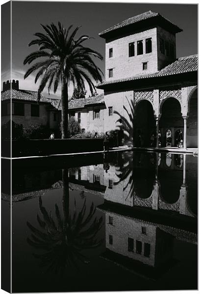 Partal, Alhambra Palace Canvas Print by peter thomas