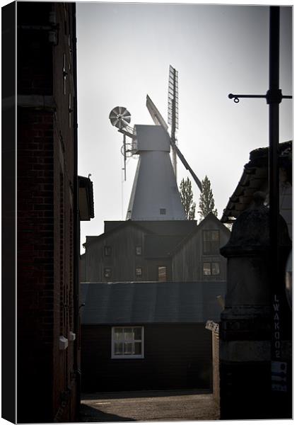Cranbrook Windmill Canvas Print by Malcolm Wood