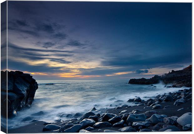 Tenerife Sunset Canvas Print by Malcolm Wood