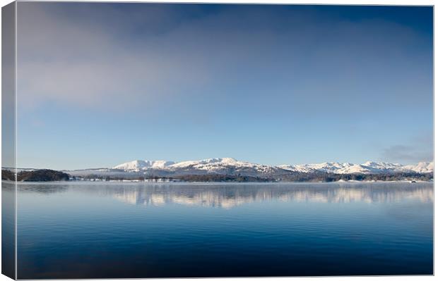 Lake Windermere Canvas Print by Chris Woodhouse