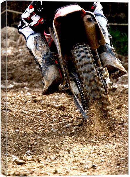 Motocross Roost Canvas Print by Alastair Gentles