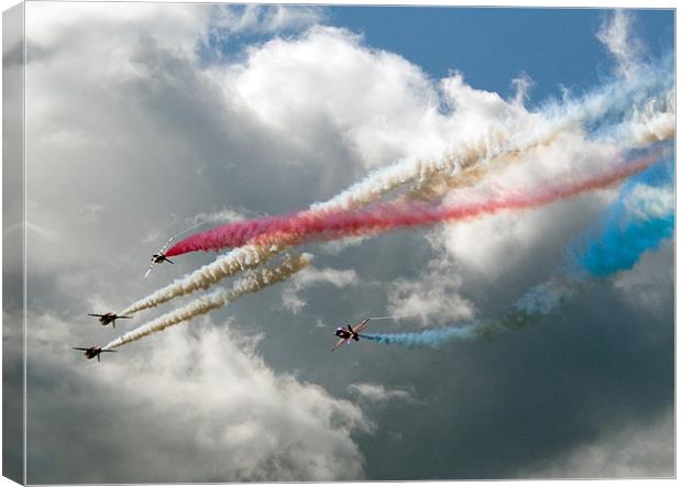 The Red Arrows Canvas Print by Alastair Gentles