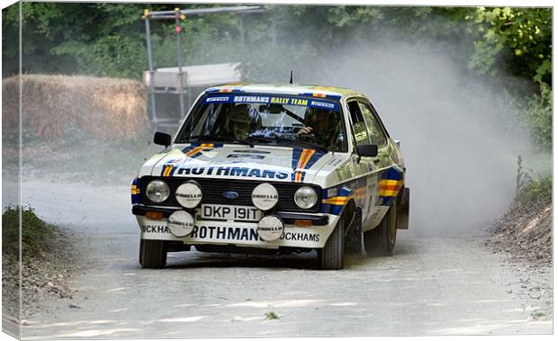 MkII Ford Escort Rallying Canvas Print by Alastair Gentles