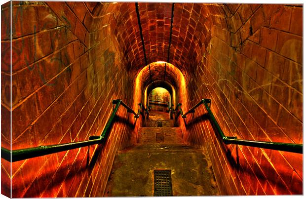 The smugglers tunnel Canvas Print by kevin wise