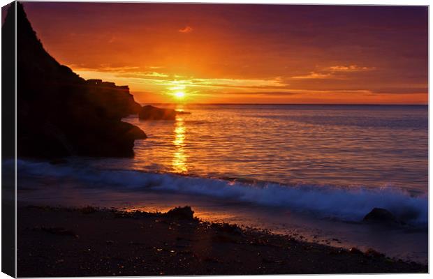 Devon Cove Canvas Print by kevin wise