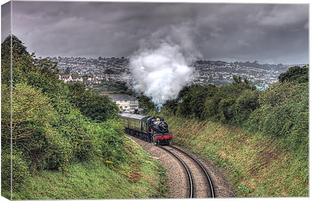 Steam train Canvas Print by kevin wise