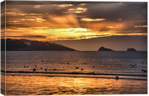 The Rocks                                     Canvas Print by kevin wise