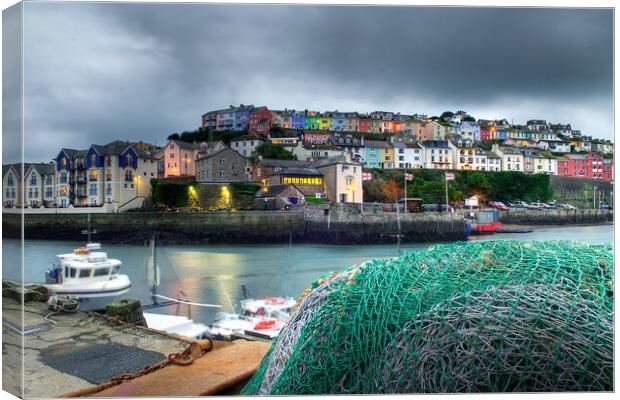 Brixham fishing net Canvas Print by kevin wise