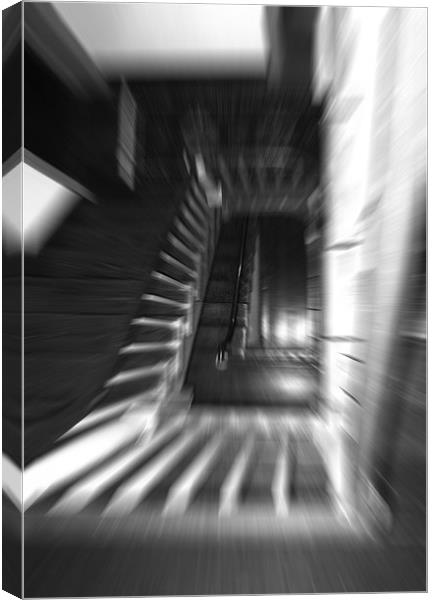 steps a blur Canvas Print by Bridget M