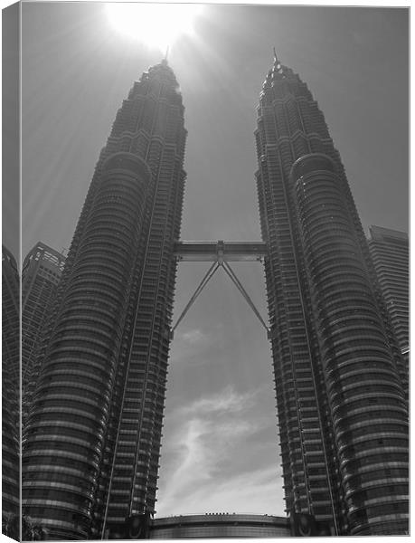 The Mighty Petronas Canvas Print by Luke Newman