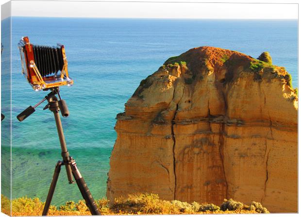 Nostalgic Paradise at Twelve Apostles Canvas Print by Luke Newman