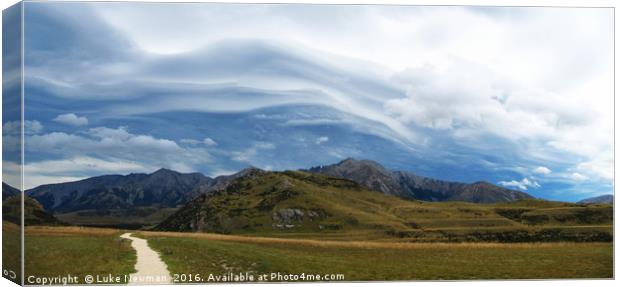                                Arthurs Pass Storm Canvas Print by Luke Newman