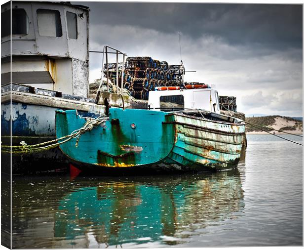Fishing Boats Canvas Print by Jamie Beck