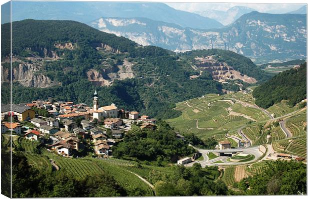 Trentino Alto Adige Canvas Print by Michelle Stranges