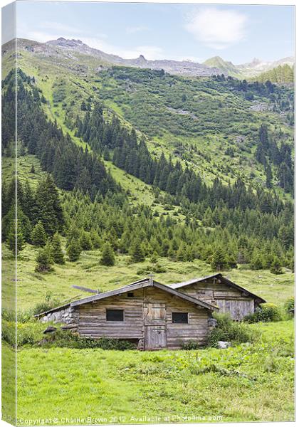 Two Big Huts Canvas Print by Ankor Light