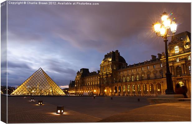 Louvre Museum, Paris, France Canvas Print by Ankor Light