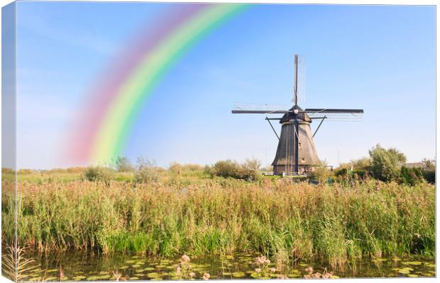 Windmill  Canvas Print by Ankor Light