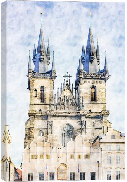 Building church Canvas Print by Ankor Light
