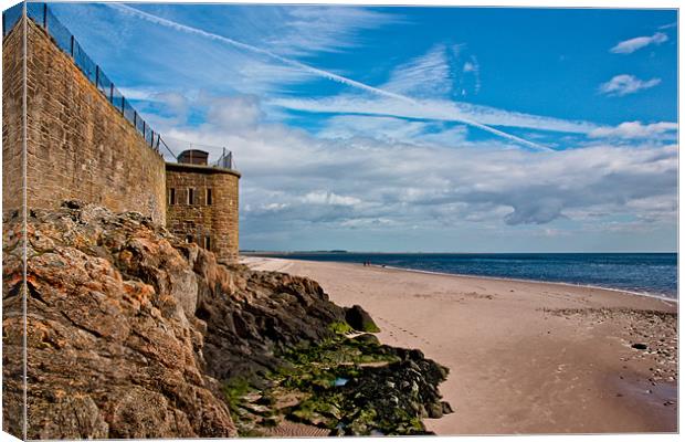 Broughty Ferry Beach Canvas Print by Buster Brown