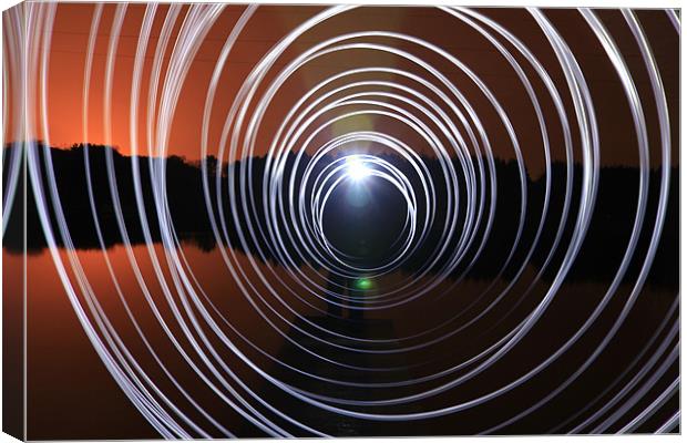 Light Spiral Canvas Print by Buster Brown