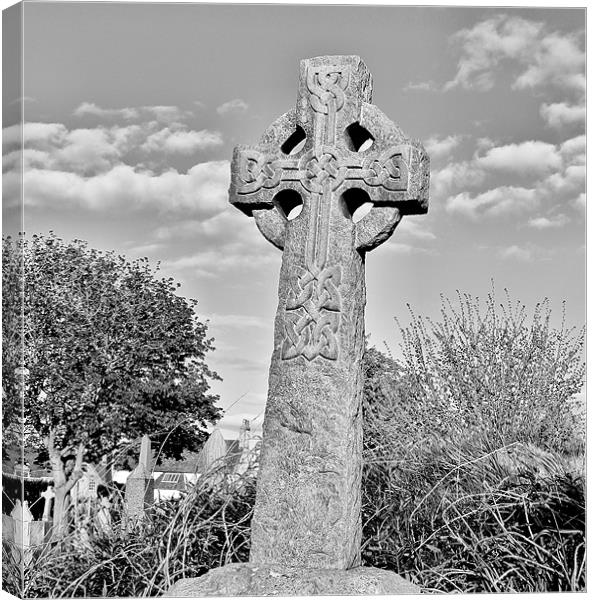 Celtic Cross #2 Canvas Print by Buster Brown