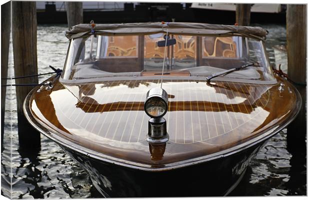 Venitian Water Taxi Canvas Print by Buster Brown