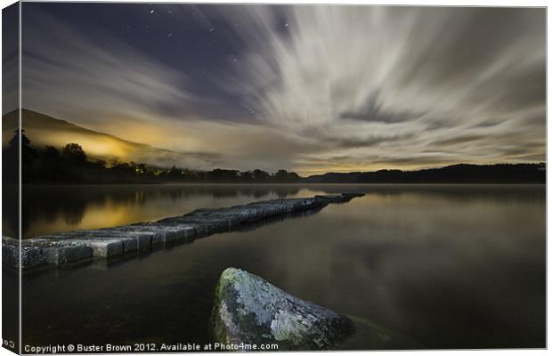 Loch Ard, Stirlingshire Canvas Print by Buster Brown