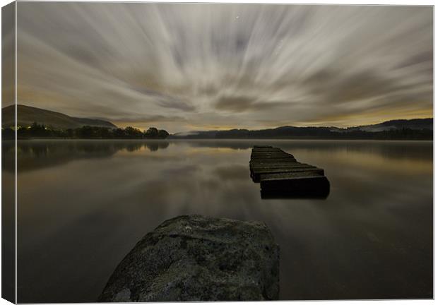 Early Morning Loch Canvas Print by Buster Brown