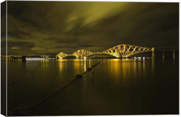 Forth Rail Bridge Scotland Canvas Print by Buster Brown