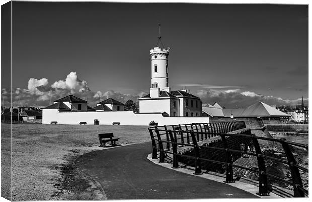 Arbroath Signal Tower Museum Canvas Print by Buster Brown