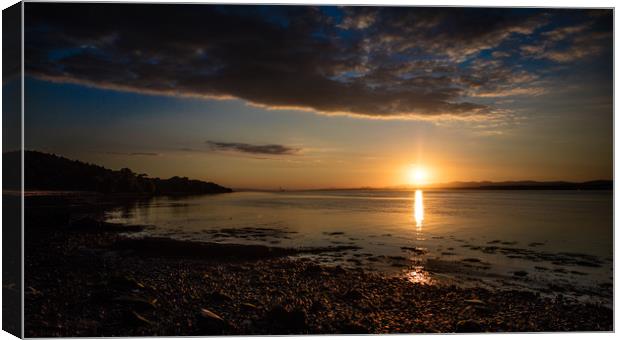 Sunset on the Forth Canvas Print by Buster Brown
