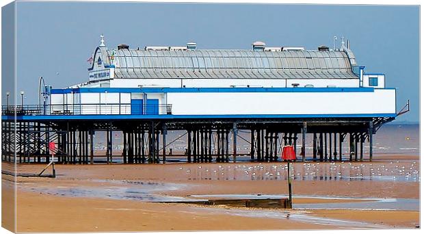 The Pier Cleethorpes Canvas Print by philip milner