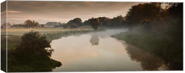 Winding mist Canvas Print by stuart bennett