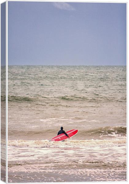 Boscome surfer Canvas Print by stuart bennett