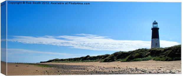 'Lighthouse Beach' Canvas Print by Rob Booth