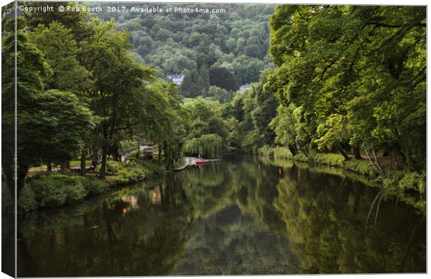 Derwent Reflections. Canvas Print by Rob Booth