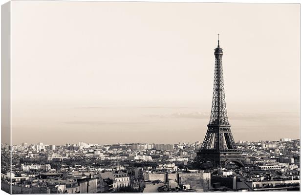 Eiffel Tower Canvas Print by Daniel Zrno