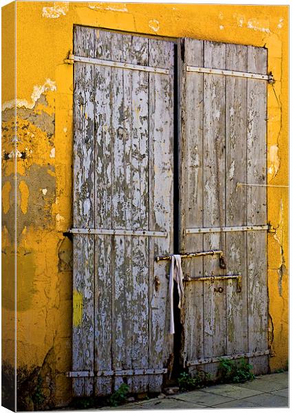 Behind Closed Doors Canvas Print by Dave Frost