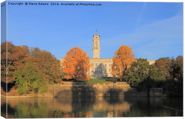 University of Nottingham Canvas Print by Steve Adams