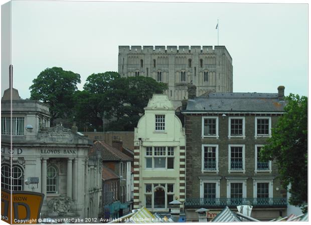 Historic Norwich! Canvas Print by Eleanor McCabe