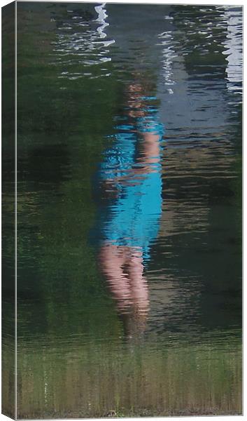 Reflection Of Motherhood Canvas Print by Stephanie Clayton