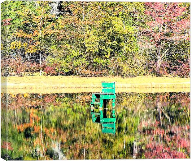 Life Guard Stand Canvas Print by Stephanie Clayton