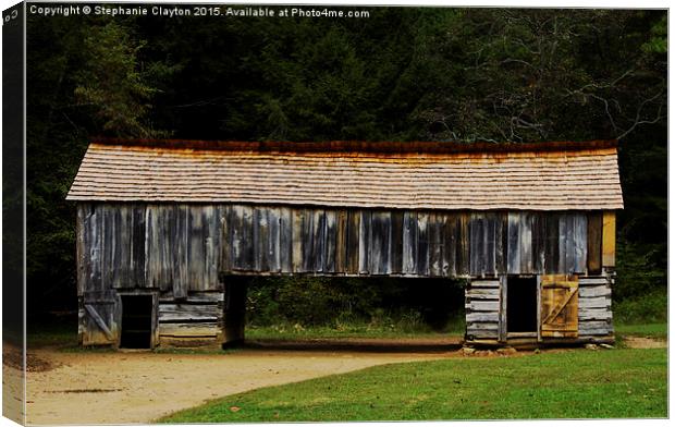  The Old Tool Shed Canvas Print by Stephanie Clayton