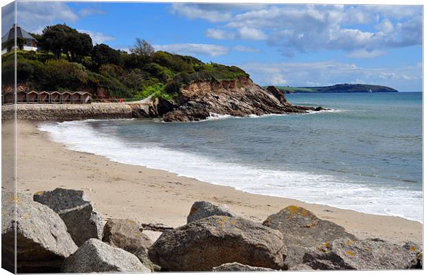 Swanpool Beach, Falmouth Canvas Print by Ian Cocklin