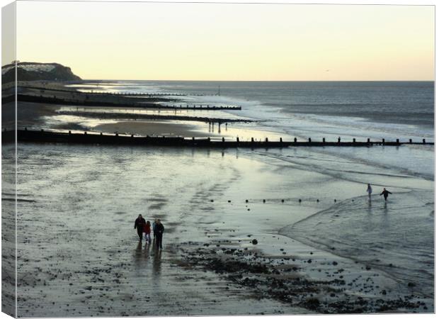 Cromer Sunset  Canvas Print by Jacqui Farrell