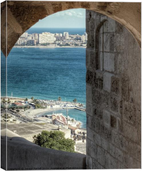 Costa Blanca Vista Canvas Print by Jacqui Farrell