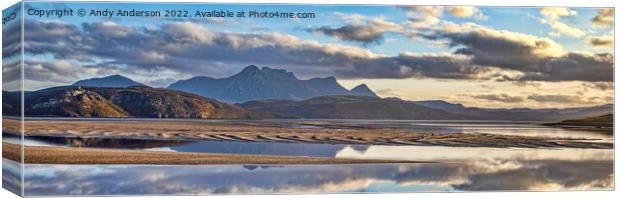 North Scotland Landscape Canvas Print by Andy Anderson