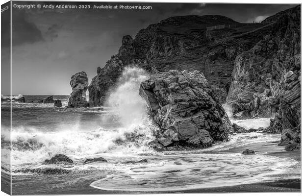 Stormy Lewis and Harris, Hebrides Canvas Print by Andy Anderson